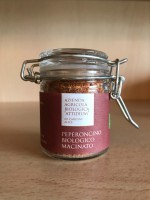 PEPERONCINO TRITATO SECCO Varietà TRINIDAD SCORPION BIO da 25gr.
